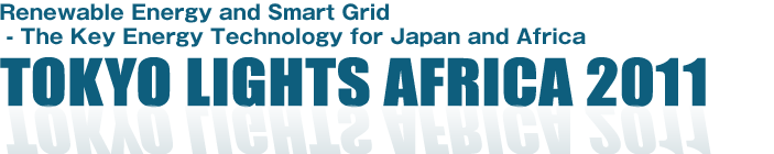 Tokyo Lights Africa  2011
Renewable Energy and Smart Grid - The Key Energy Technology for Japan and Africa